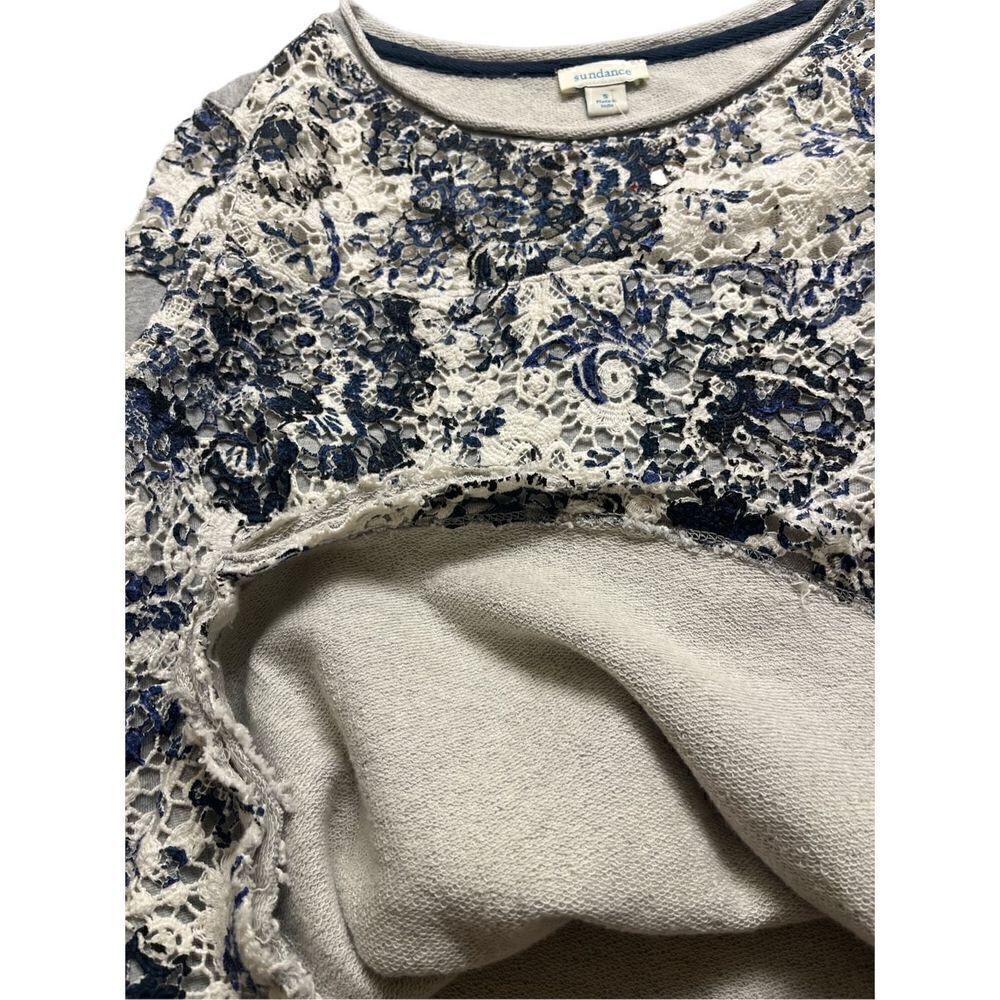 Sundance top gray and blue sz Small - Picture 3 of 5